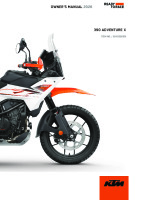 KTM 390 Adventure X - Owners manual EN 2026